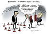 Cartoon: Öl Ebargo Iran (small) by Schwarwel tagged eu europäische union sanktionen öl embargo iran politik wirtschaft geld finanzen merkel angela angie politiker macht atombombe karikatur schwarwel