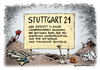 Cartoon: Stu 21 stillgelegt (small) by Schwarwel tagged stu,21,stuttgart,bahn,bau,arbeit,konsolidierung,land,regierung,demonstration,streik,gegner,umwelt,schutz,natur,zerstörung,karikatur,schwarwel
