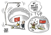 Cartoon: Türkei Generalverdacht (small) by Schwarwel tagged erdogan,türkei,dienstreisen,ausland,verbot,universität,dozent,dozenten,generalverdacht,karikatur,schwarwel,lehrpersonal,putsch,putschversuch,säuberung,säuberungswelle,militär,justiz,polizei,hochschule