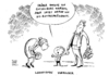 Cartoon: Wulff Ehrensold (small) by Schwarwel tagged wulff,bundespräsident,ex,politisch,fragwürdigkeit,fehler,politik,ehrensold,guttenberg,karikatur,schwarwel