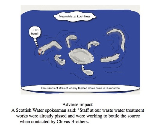 Cartoon: Whisky wash away! (medium) by Toonopia tagged drink