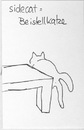 Cartoon: Katzenlexikon (small) by manfredw tagged katze,tisch,beistell,beistellschaf,sideboard