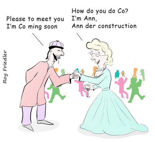 Cartoon: internet conference (medium) by roy friedler tagged internet,site