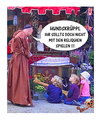 Cartoon: Hundskrüppl! (small) by edda von sinnen tagged relics,reliquien,zenundsenf,zensenf,zenf,andi,walter,patre,kinderspiele,edda,von,sinnen