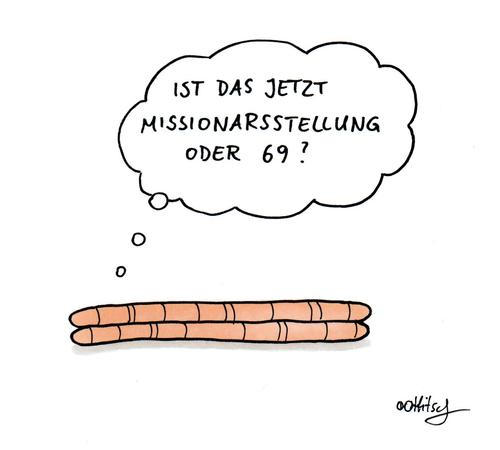 Cartoon: Wurmsex (medium) by Ottitsch tagged würmer,wurm,69,regenwurm,tiere,liebe,kamasutra,missionarsstellung