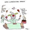 Cartoon: Clown Doctor (small) by Ottitsch tagged clown,doctor,operation,medicine,hospital,nurse,operate