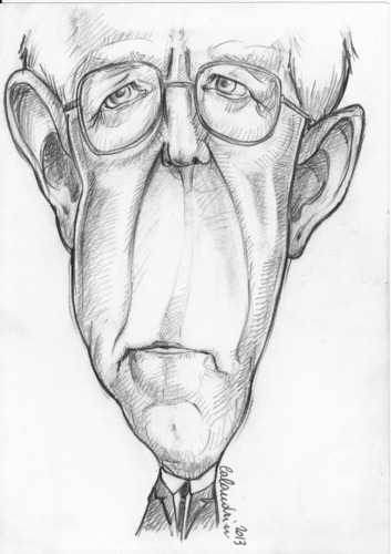 Cartoon: Mario Monti (medium) by davide calandrini tagged caricature,personaggi,famosi,cultura,arte,spiritualita,letteratura,disegni