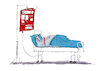 Cartoon: tranfusion (small) by romi tagged newspapers,transfuse,politics,patient,journalist