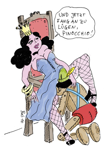 Cartoon: Pinocchio (medium) by bob tagged pinocchio