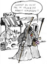 Cartoon: workaholic (small) by bob tagged tod eis eismann arbeit urlaub ferien gelati bob hack sensenmann