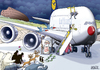 Cartoon: A380 Airbus (small) by toonpool com tagged 380,lufthansa,airbus,manjul