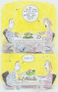Cartoon: Vitaminbombe (small) by Busch Cartoons tagged vitamine,vitaminbombe,apfel,schale,obst,gesund,frau,mann,ehe