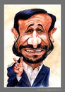 Cartoon: Ahmedi Nejad - Caricature (small) by Abdul Salim tagged caricature,ahmedi,nejad,watercolor,art