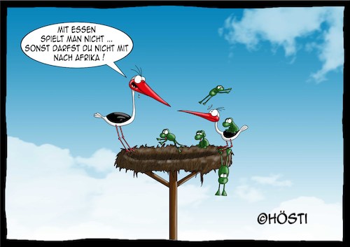 Cartoon: Höstis Vögelkunde (medium) by Hösti tagged hösti,cartoons,hoesti,stephan,höstermann,vögel,vogel,ornithologie,vögelkunde