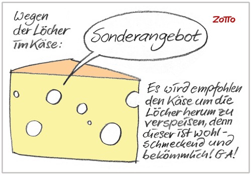 Cartoon: Anything cheese... (medium) by Zotto tagged supermarkt,lebensmittel