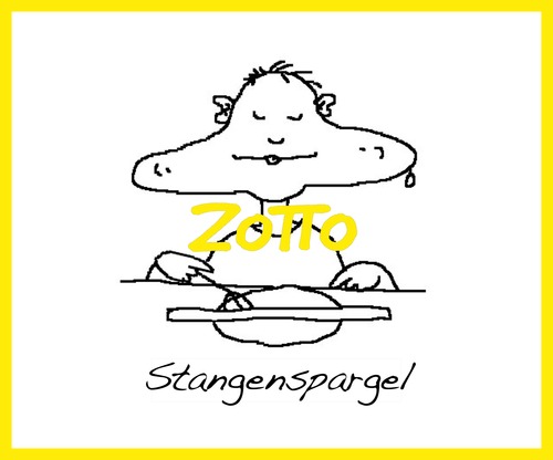 Cartoon: Asparagus longus (medium) by Zotto tagged essen,kochen,genießen