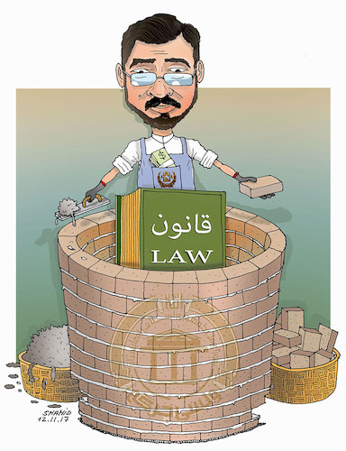Cartoon: Corruption! (medium) by Shahid Atiq tagged afghanistan,balkh,helmand,kabul,ghor,nangarhar,attack