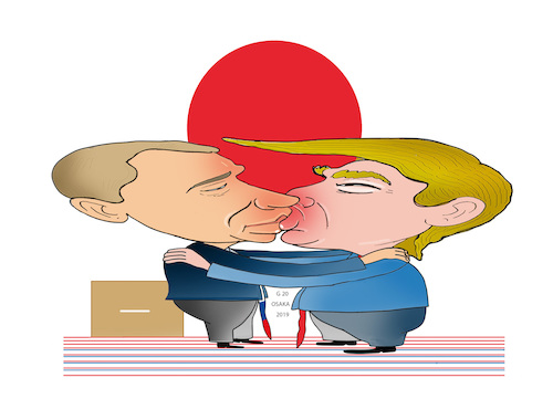 Cartoon: G20 ! (medium) by Shahid Atiq tagged osaka