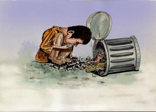 Cartoon: poverty (medium) by Shahid Atiq tagged 047