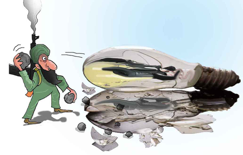 Cartoon: Taliban and Press (medium) by Shahid Atiq tagged afghanistan,kabul,isis,terrorism,taliban,turkey,iran,pakistan,atiq,shahid,afghancartoon