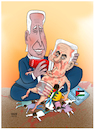 Cartoon: Feeding the war! (small) by Shahid Atiq tagged palestine