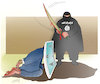 Cartoon: Nangarhan  Afghanistan attack! (small) by Shahid Atiq tagged afghanistan,balkh,helmand,kabul,nangarhar,attack