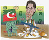 Cartoon: Pakistan New Prime ..! (small) by Shahid Atiq tagged afghanistan,balkh,helmand,kabul,london,nangarhar,and,ghor,attack