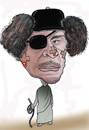Cartoon: Qaddafi (small) by Shahid Atiq tagged 0108