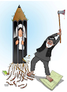 Cartoon: Taliban and education! (small) by Shahid Atiq tagged afghanistan
