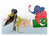 Cartoon: Terrorism in the hand of PAK! (small) by Shahid Atiq tagged afghanistan