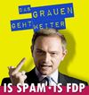 Cartoon: IS SPAM (small) by heschmand tagged politik,fdp,liberale