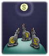 Cartoon: the night (small) by gonopolsky tagged currency,dollar
