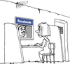 Cartoon: the rendezvous (small) by gonopolsky tagged communication