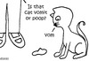 Cartoon: Gross But Cute (small) by Deborah Leigh tagged grossbutcute,deborahleigh,cat,kitty,cute,feline,bw