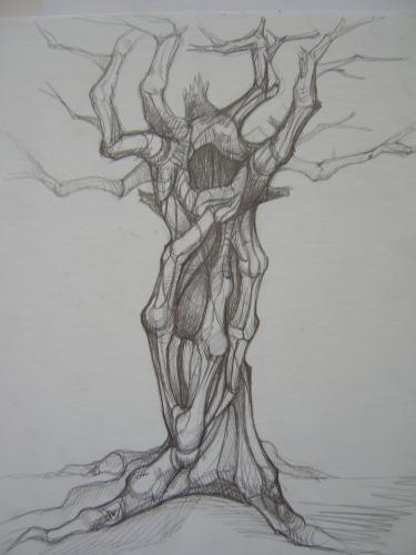 Cartoon: Hands (medium) by gianlucasanvido tagged tree,