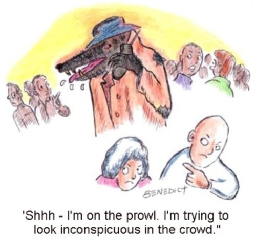Cartoon: prowler (medium) by efbee1000 tagged prowler,prowl,crowd,phone,discreet
