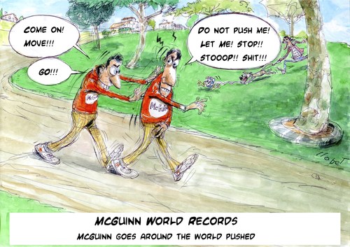 Cartoon: McGuinn World Records (medium) by llobet tagged guinnes,records,world