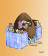Cartoon: Egg Sofa (small) by llobet tagged chocolate cake wisky sofa egg easter