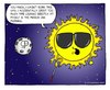Cartoon: staring at the sun (small) by sardonic salad tagged sun,cartoon,comic,sardonic,salad,humor,moon