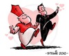 Cartoon: catholic crisis (small) by stewie tagged love priest pope bishop liebe priester papst bischof