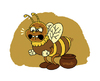 Cartoon: How not to make honey (small) by stewie tagged bee,honey