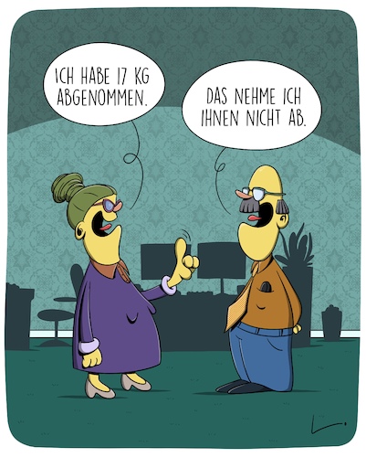 Cartoon: Abnehmen (medium) by SCHÖN BLÖD tagged abnehmen,büro,arbeitskollegen,gewicht,diät,abnehmen,büro,arbeitskollegen,gewicht,diät