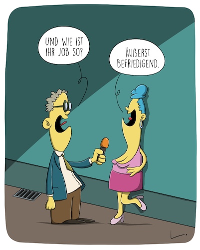 Cartoon: Job (medium) by SCHÖN BLÖD tagged job,reporter,interview,prostituierte,prostitution,befriedigung,job,reporter,interview,prostituierte,prostitution,befriedigung