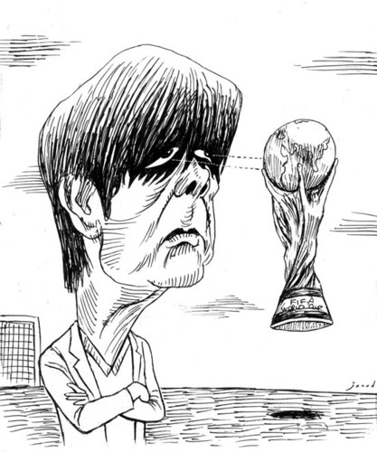 Cartoon: joachim loew (medium) by javad alizadeh tagged joachim,loew,football,world,cup,soccer,germany,team,javad,cartoon