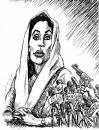 Cartoon: Bhutto victim of democracy (small) by javad alizadeh tagged benazir,bhutto,