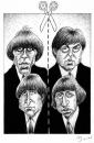Cartoon: Dead and alive Beatles (small) by javad alizadeh tagged beatles 