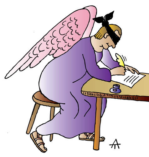 Cartoon: Angel (medium) by Alexei Talimonov tagged angel