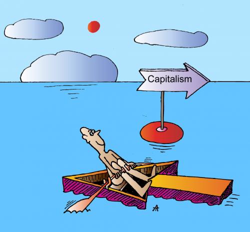 Cartoon: Capitalism (medium) by Alexei Talimonov tagged capitalism,financial,crisis,recession