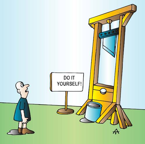Cartoon: Do it yourself (medium) by Alexei Talimonov tagged do,it,yourself
