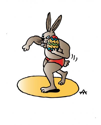 Cartoon: Easter Season (medium) by Alexei Talimonov tagged easter,season